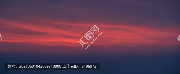 寬幅火燒云圖片