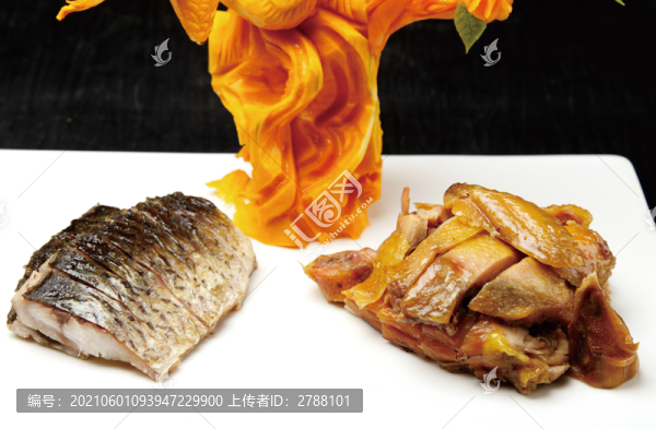 醉魚拼風(fēng)干雞