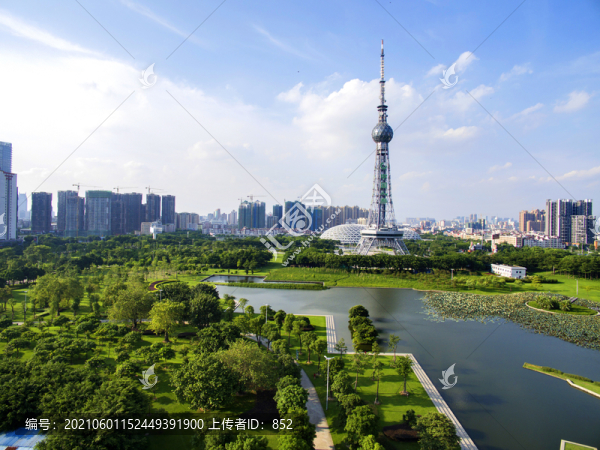 航拍佛山禪城