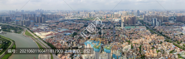 航拍佛山禪城