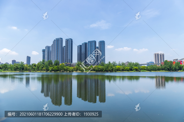 成都東湖公園湖泊自然風(fēng)景