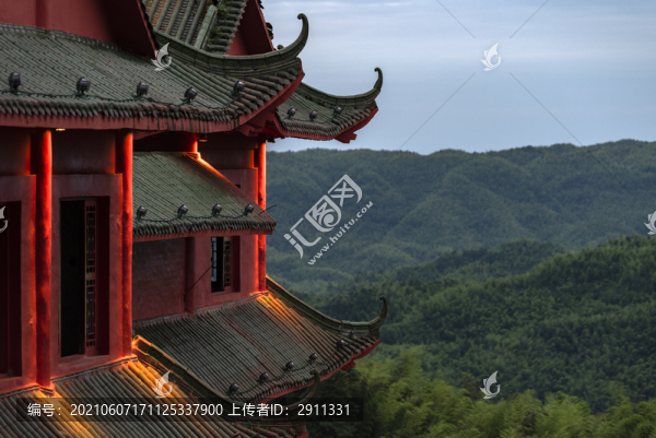宜賓蜀南竹海龍呤寺廟