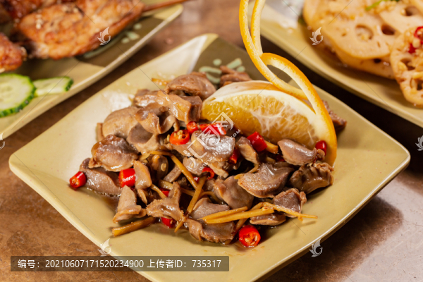 涼拌雞胗