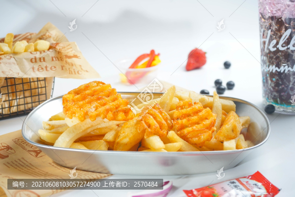 混合炸薯條