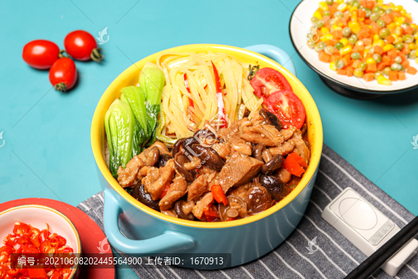 香菇雞套餐