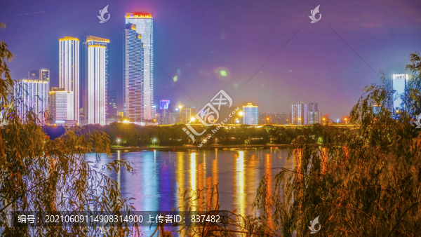 湘江沿岸夜景