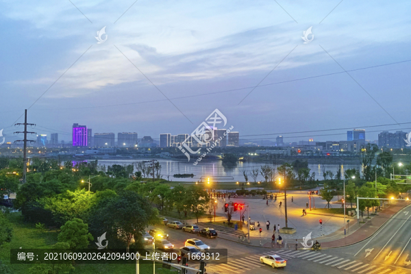 南京江寧九龍湖夜景