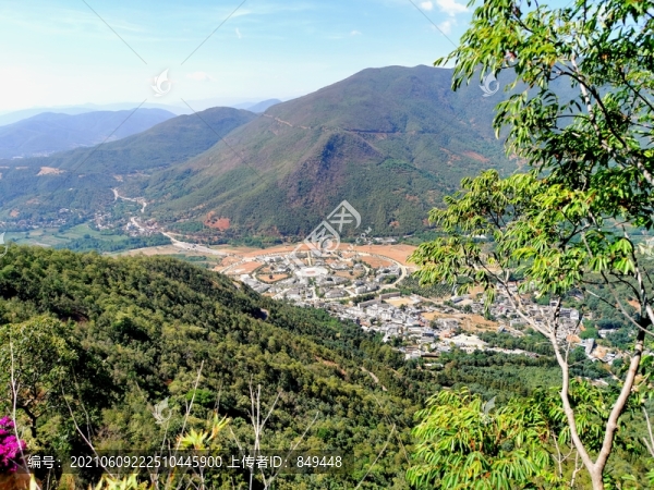 鳥瞰雞足山鎮(zhèn)