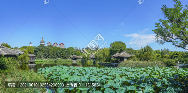 天津北寧公園大畫幅
