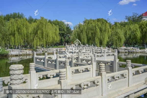 天津北寧公園曲橋