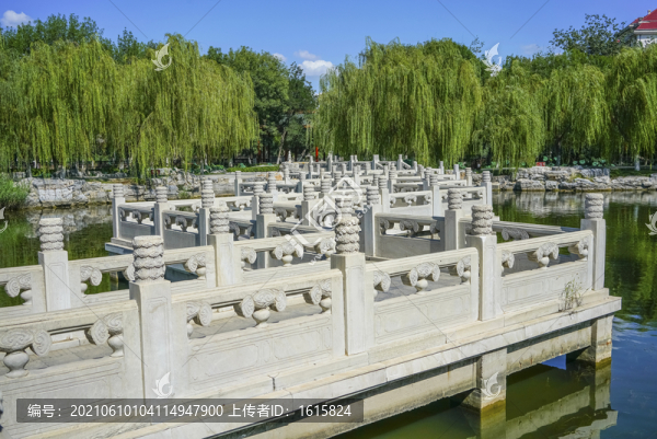 天津北寧公園曲橋