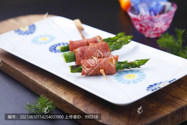 烤蘆筍培根卷