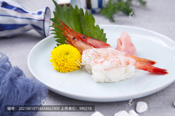 甜蝦壽司