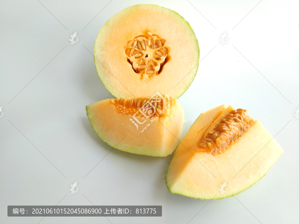 切塊哈密瓜