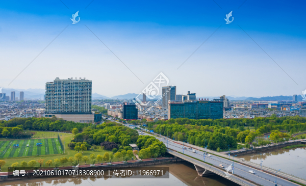義烏城市環(huán)境航拍