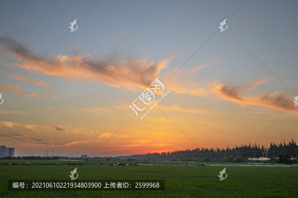 晩霞
