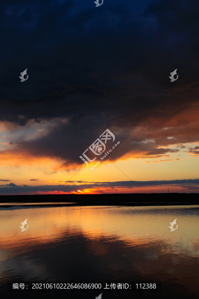 晚霞日落夕陽西下彩云黃昏傍晚