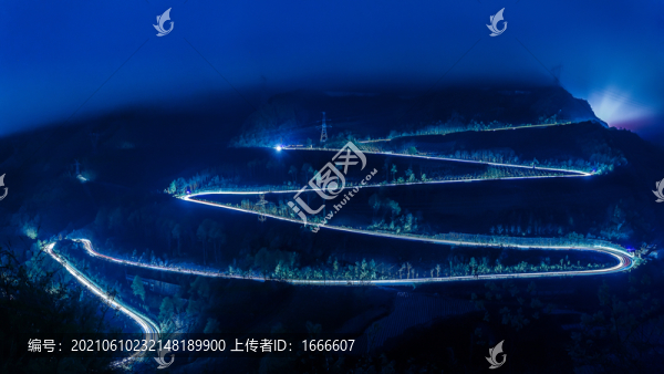 盤山公路車軌