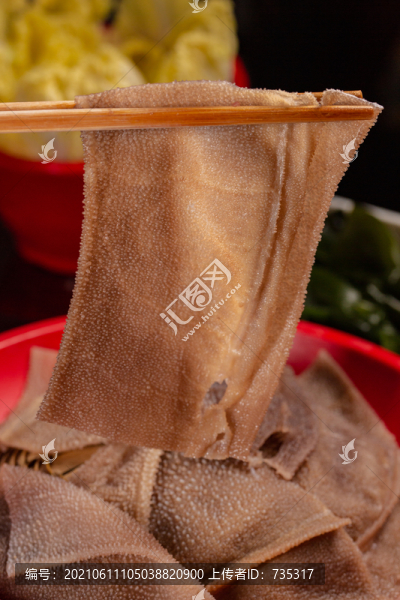 黑毛肚