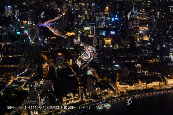 魔都上海夜色