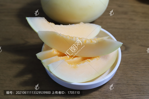 甜瓜切塊