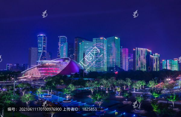 杭州錢江新區(qū)燈光秀