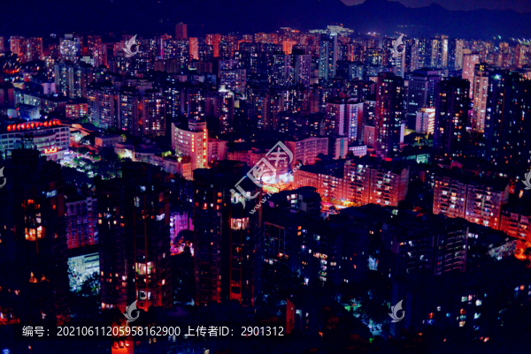 都市風光夜景