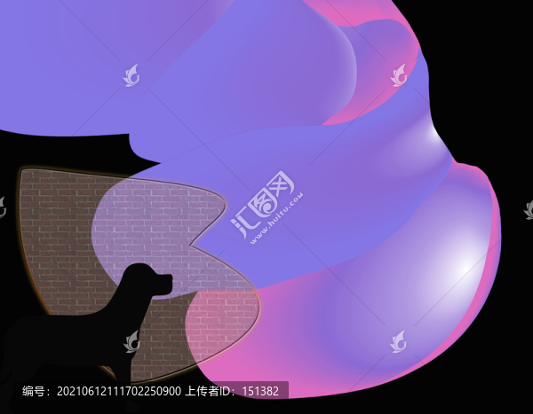 薰衣草色塊
