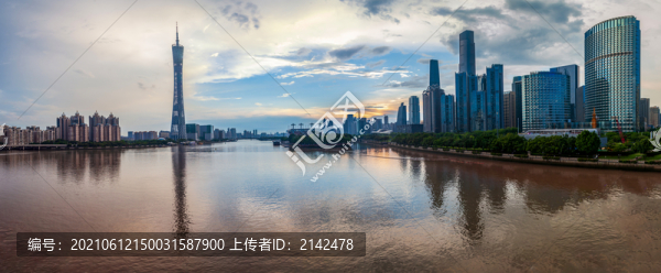 廣州珠江新城全景圖