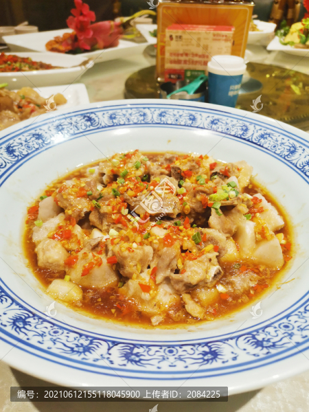 芋仔蒸排骨