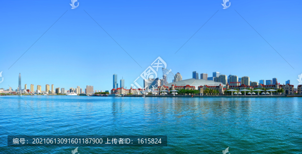 天津海河外灘大畫(huà)幅