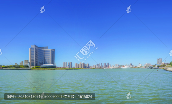 天津海河響螺灣大畫(huà)幅