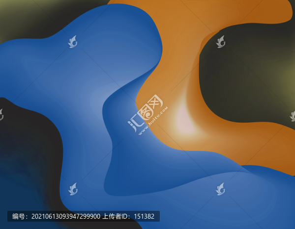流動抽象色彩