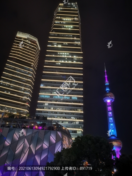 東方明珠夜景