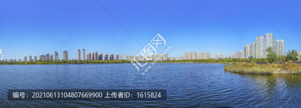天津梅江居住區(qū)全景大畫幅