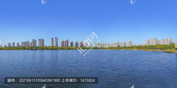天津梅江居住區(qū)全景大畫(huà)幅