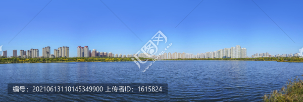 天津梅江居住區(qū)全景大畫幅