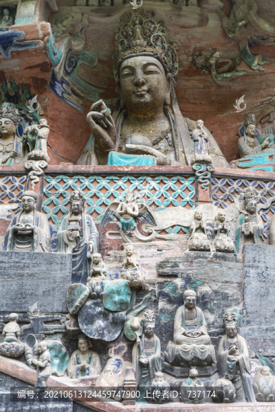 寶頂山石刻觀(guān)無(wú)量壽佛經(jīng)變相
