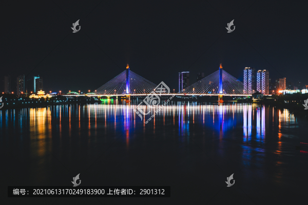 都市風光夜景