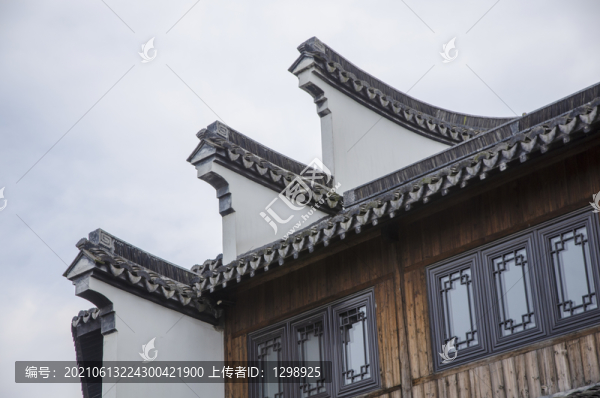 中式古建筑檐角