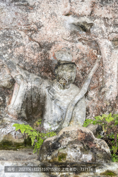 大足寶頂山釋迦涅槃圣跡圖局部