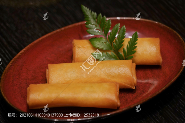港茶脆皮春卷