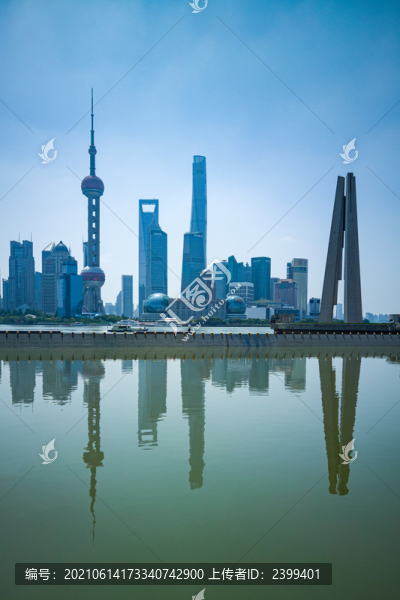 上海外灘陸家嘴建筑風光