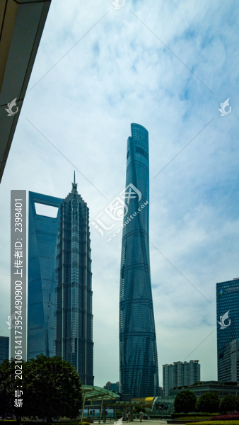 上海浦東陸家嘴城市景觀