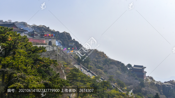 泰山風光西神門