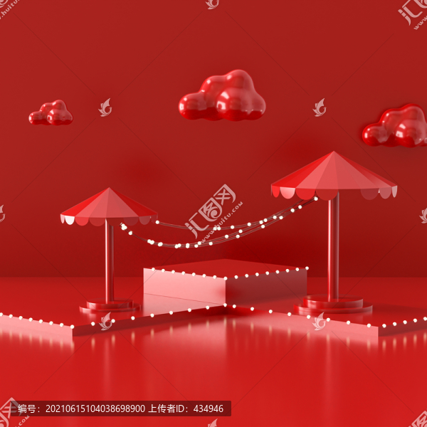 紅色慶典背景