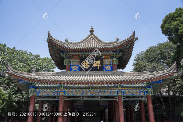 中國陜西西安碑林博物館亭子