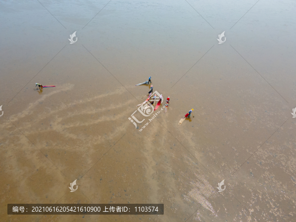 航拍黃河三角洲生態(tài)旅游區(qū)