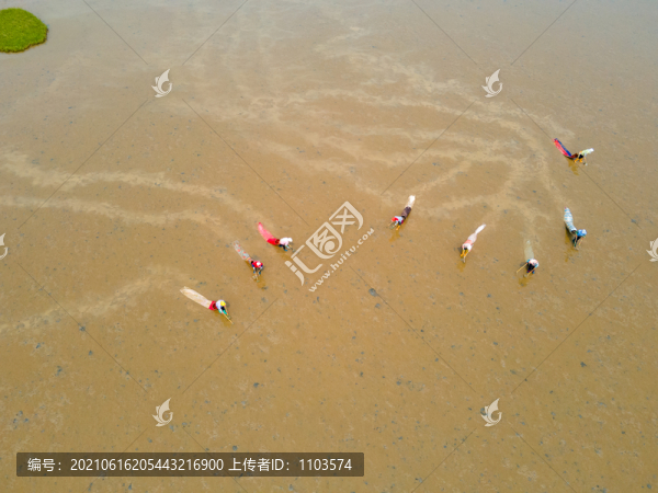 航拍黃河三角洲生態(tài)旅游區(qū)