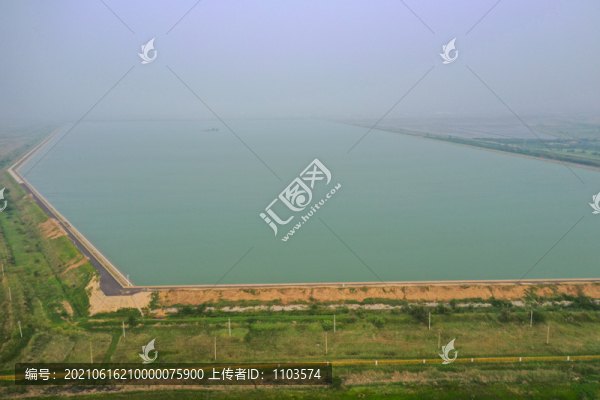 航拍黃河三角洲生態(tài)旅游區(qū)